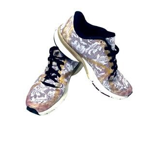 New Balance 88 Cush Duo Training Women's Purple Gold Floral Ankle-High Mesh Sz 7